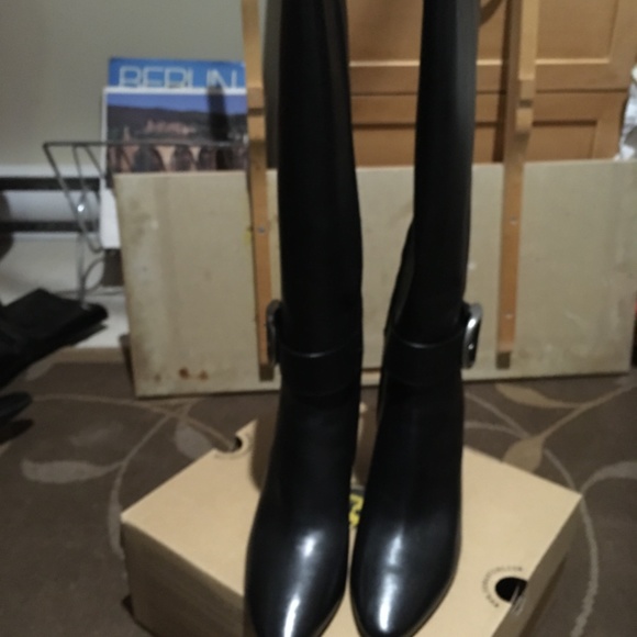 Coach almond big buckle heel boots - Picture 2 of 3